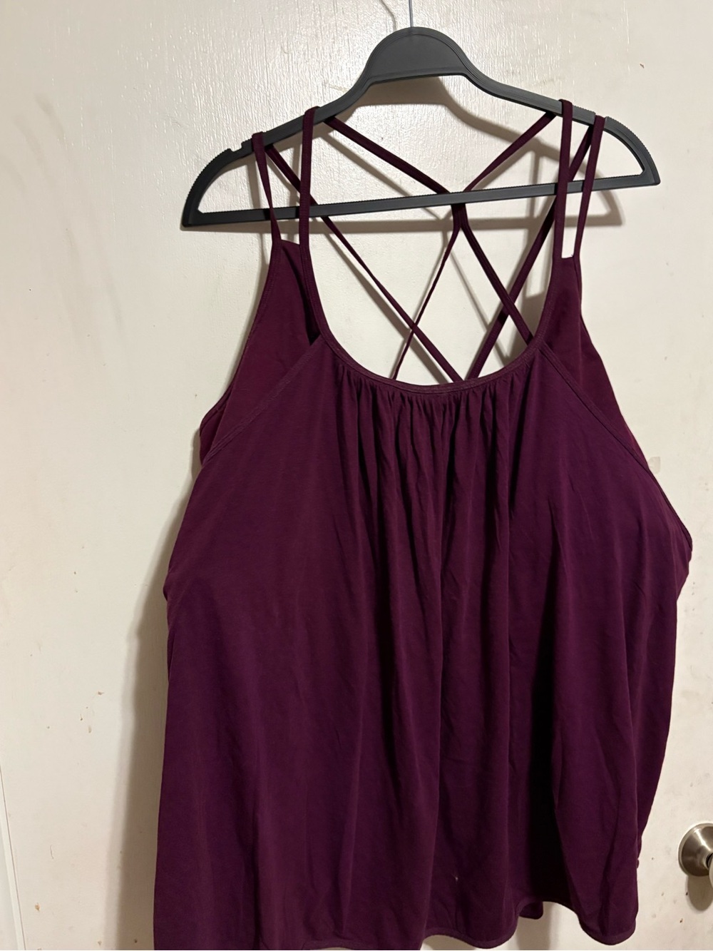 torrid Plum Strappy Back Tank Top